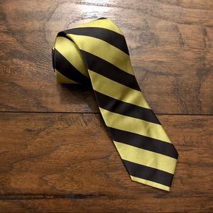 Rooster Brand Green / Gray Stripe Tie